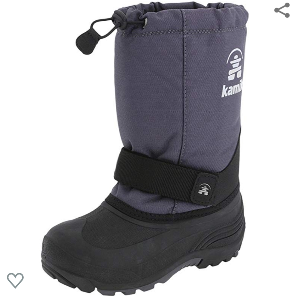 Grey Kamik snow boots